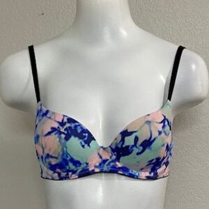 Pink Wear Everywhere Lightly Lined Tie Dye Bra 32B